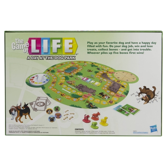 NEW The Game of Life A Day at the Dog Park Board Game Family Game Night - Picture 7 of 7